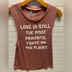 To Write Love on Her Arm’s Pink Mauve Tank Sz:M